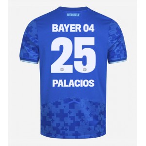 Bayer Leverkusen Exequiel Palacios #25 Jalkapallovaatteet Kolmaspaita 2025-26 Lyhythihainen